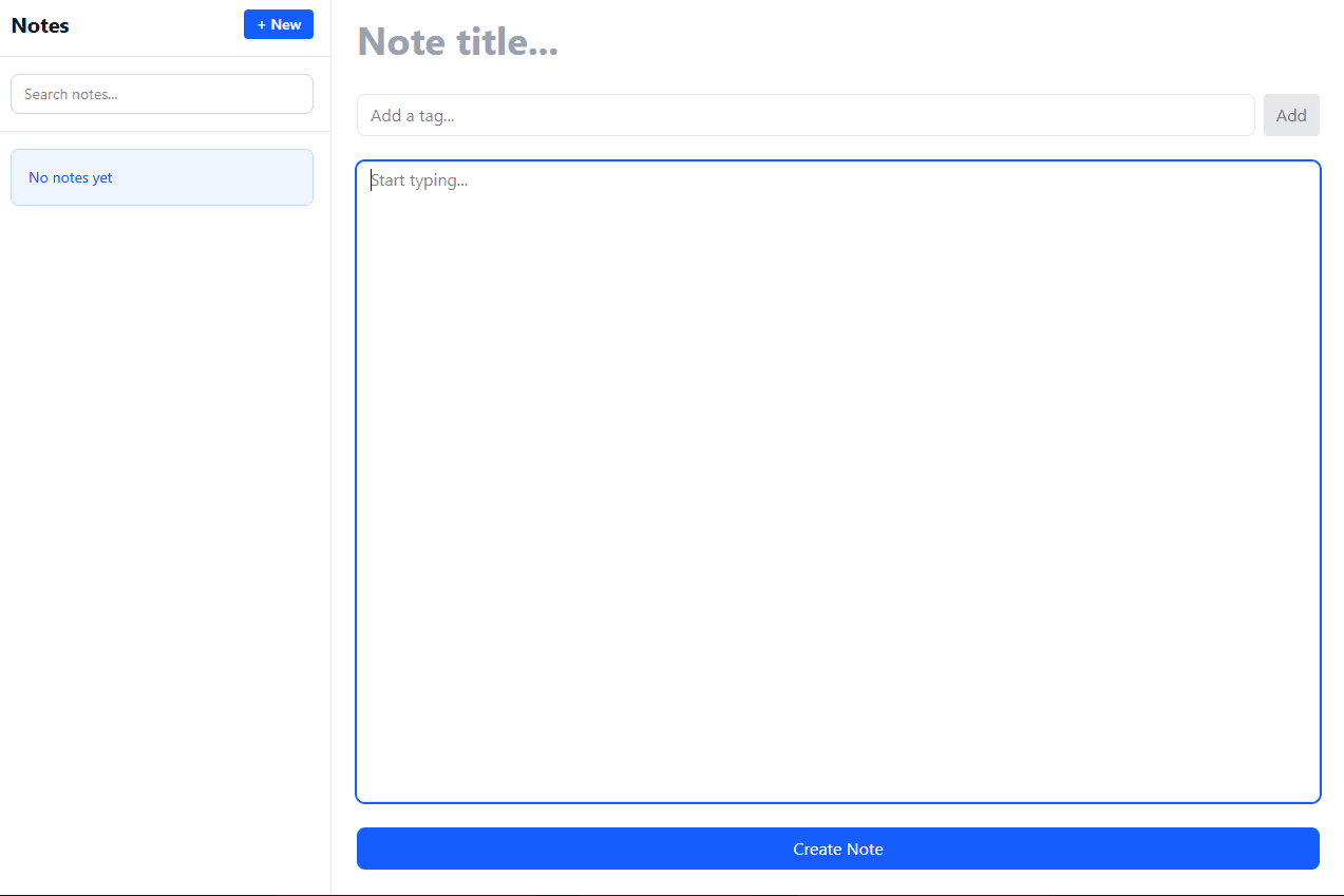 Frontend Note App